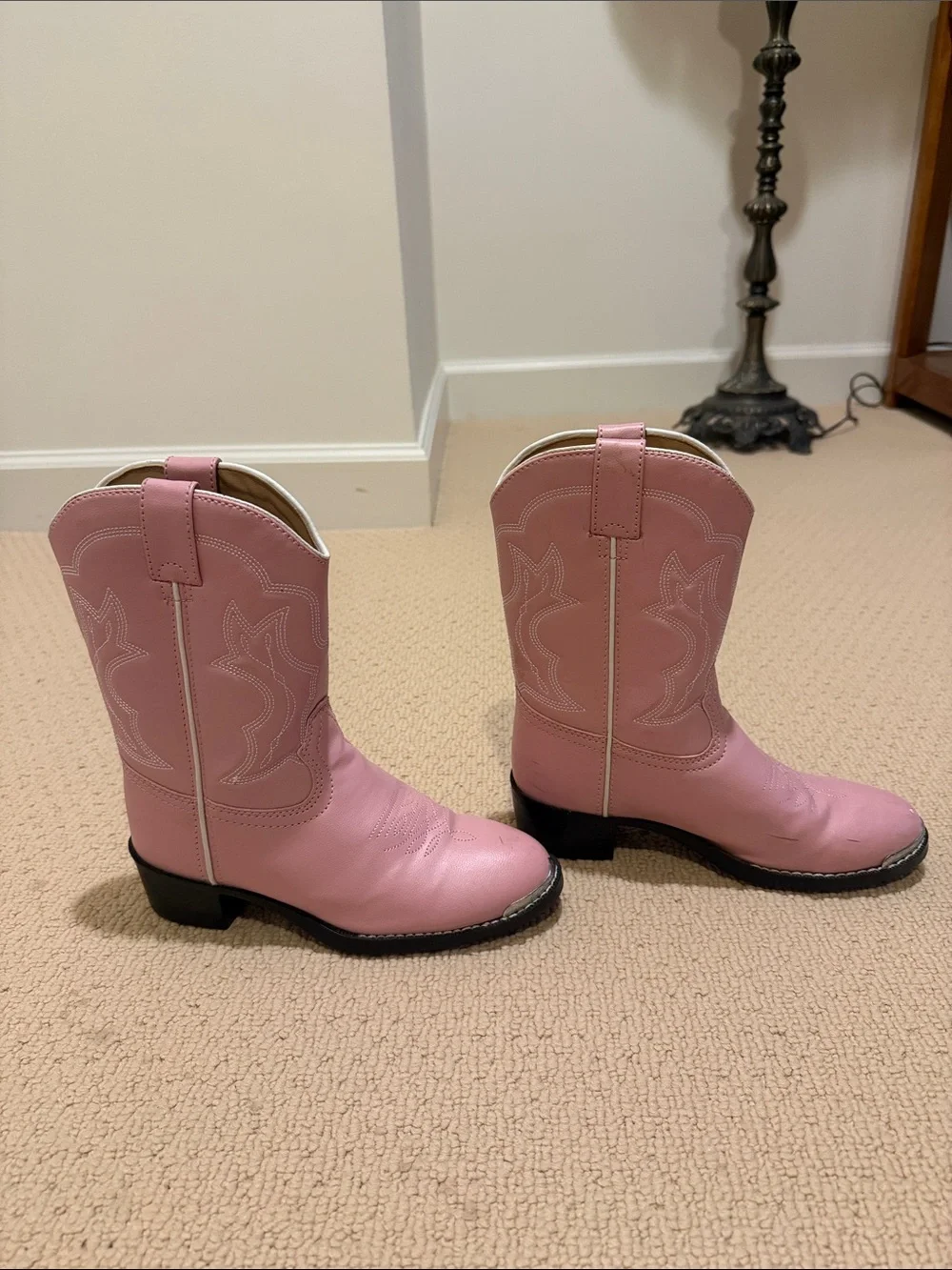Durango Pink Kids Western Cowboy Boots